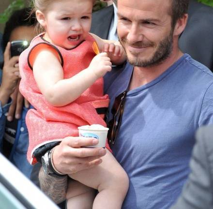 David Beckham celebró el cumpleaños de su hija en Instagram