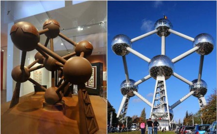 Los monumentos de chocolate en Bruselas