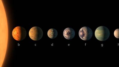 Detectan un sistema estelar cercano con siete planetas similares a la Tierra Detectan un sistema estelar cercano con siete planetas similares a la Tierra