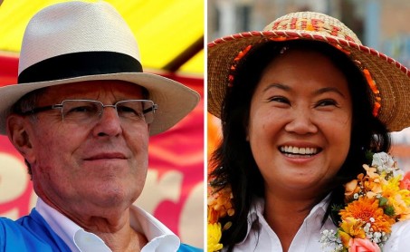 Keiko y Kuczynski se disputan la Presidencia de Perú en reñido balotaje
