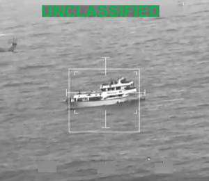 Captura de un video difundido en la cuenta en X @Southcom del Comando Sur de EE.UU.