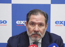 Eduardo Carmigniani, el procurador judicial de Granasa, dio una rueda de prensa.