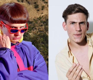 El cantante estadounidense Oliver Tree y el youtuber argentino Gaspar Prim.