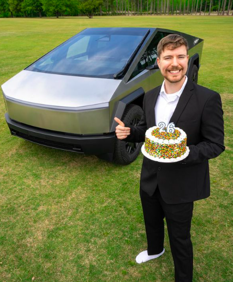 $!MrBeast regalará 26 autos Tesla por su cumpleaños: ¿Los ecuatorianos pueden participar en el sorteo?