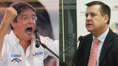 Guillermo Lasso aclara que Andr&eacute;s P&aacute;ez no es su binomio oficial