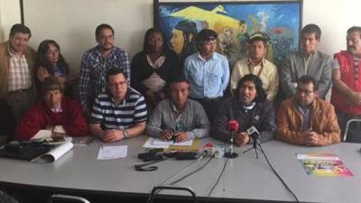 Organizaciones sociales anuncian paro en diciembre Organizaciones sociales anuncian paro en diciembre