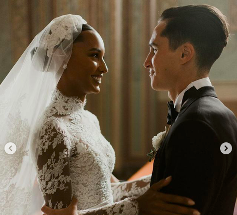 Revelan detalles y fotos exclusivas de la boda de Jasmine Tookes y Juan David Borrero