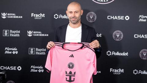 $!Mascherano firmó como D.T del Inter Miami en enero del 2025.