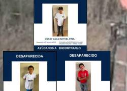 Video muestra cómo salieron los ocho niños de la casa de acogida de Conocoto. Autoridades buscan a tres.