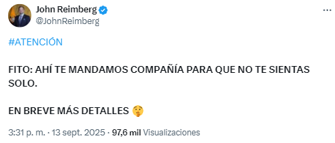 $!El ministro del Interior, John Reimberg anunció la captura de alias 'Topo'.