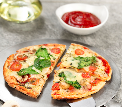 RECETA: Prepara una deliciosa y saludable pizza con pan pita