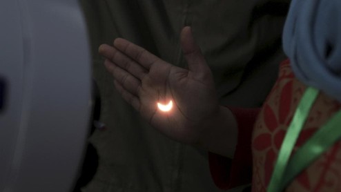 Las mejores fotografías del único eclipse total de sol de 2016