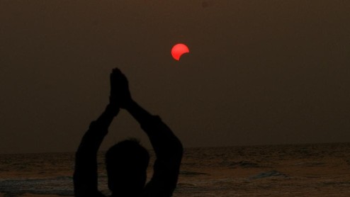 Las mejores fotografías del único eclipse total de sol de 2016