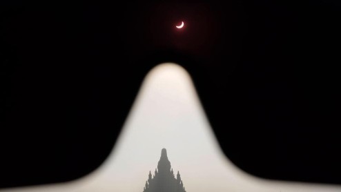 Las mejores fotografías del único eclipse total de sol de 2016