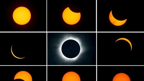 Las mejores fotografías del único eclipse total de sol de 2016