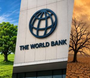 Fotografía referencial del Banco Mundial y sus planes relacionados al cambio climático.
