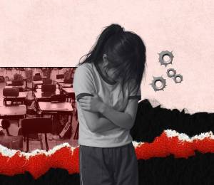 Imagen referencial sobre la situación de inseguridad en las escuelas de Ecuador.
