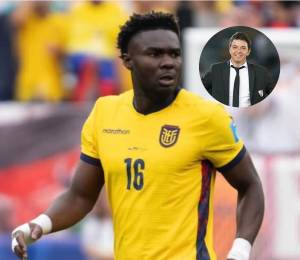 Jordy Caicedo, jugador de la Selección de Ecuador.