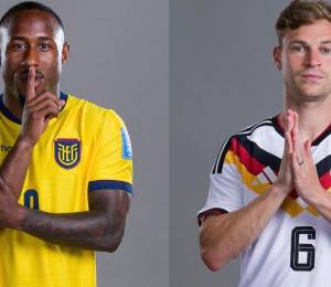 John Yeboah es atacante de la selección de Ecuador, mientras que Joshua Kimmich es mediocampista de Alemania.