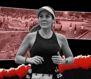 Mónica Andrea Martinich, de 38 años, trotaba en sentido sur-norte junto a dos compañeros de entrenamiento, cuando fue atropellada.