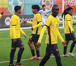 Jugadores de Ecuador durante el Mundial Sub-15.