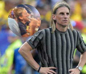 Familiar de Sebastián Beccacece enfrentó a hinchas de Ecuador en las gradas del Arrowhead Stadium.