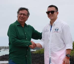 Los presidentes Gustavo Petro y Daniel Noboa tienen distintos puntos de vista sobre la seguridad en la frontera.