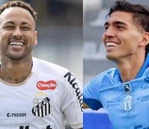 Neymar Jr. es jugador de Santos FC, mientras que Franco Posse es jugador de Macará.