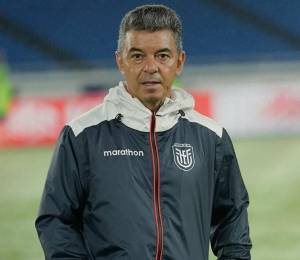 Marcelo Gallardo, director técnico de la selección Ecuador.