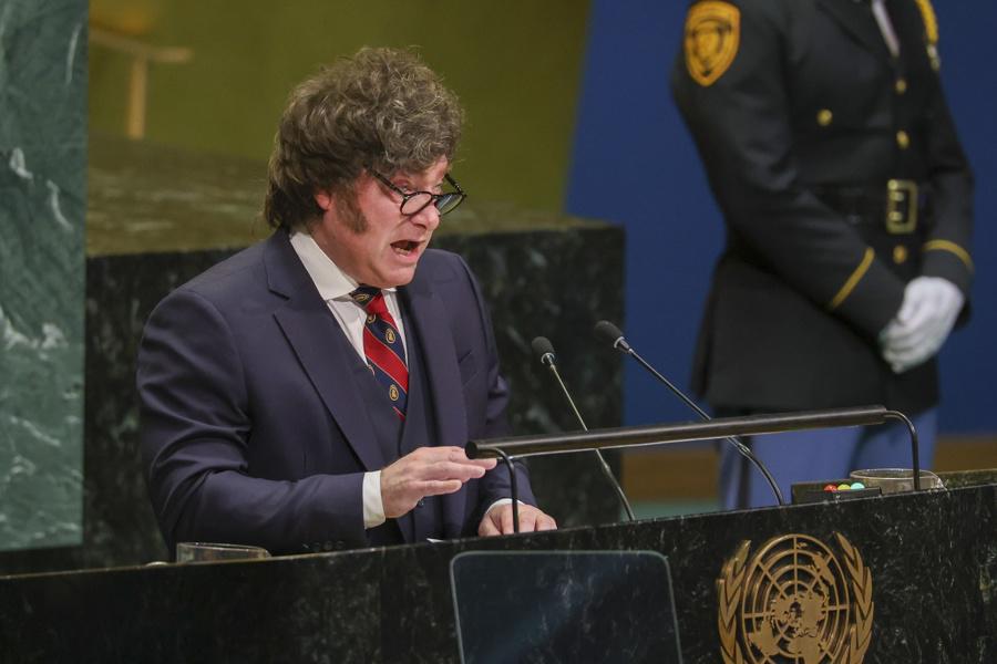 Milei dice que la ONU es una "organización inútil" que alimenta a una "casta de parásitos"