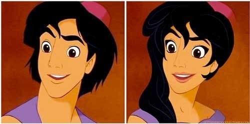 Así serían los príncipes de Disney si fueran mujeres