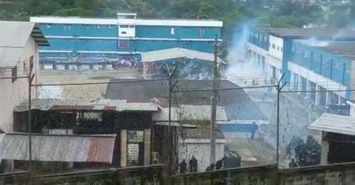 Se registran heridos por disturbios en la cárcel de Esmeraldas