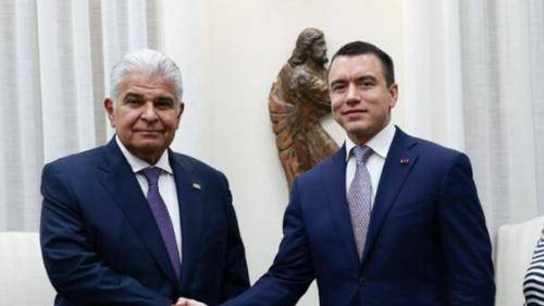 Daniel Noboa y el presidente de Panamá, José Raúl Mulino, se reunirán para hablar sobre economía y seguridad