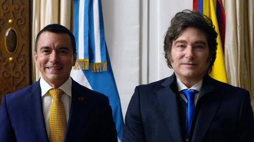 Esta será la agenda oficial de la visita de Javier Milei a Ecuador para reunirse con Daniel Noboa