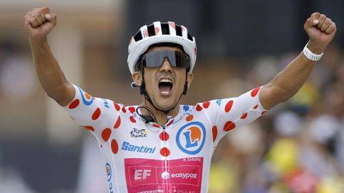 Richard Carapaz gana la etapa 20 del Tour de Francia y es virtual campeón de la montaña