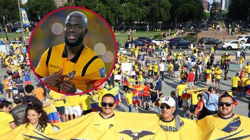 Cientos de hinchas ecuatorianos se congregaron en el famoso banderazo por la selección ecuatoriana de fútbol que participa en el Mundial 2026, en la ciudad de Filadelfia.