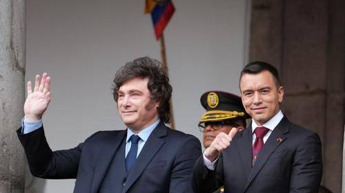 Estos son los seis acuerdos que Ecuador y Argentina firmaron durante la visita de Javier Milei