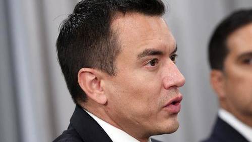 Noboa otorga inmunidad a extranjeros que colaboren en la ‘guerra’ contra el crimen organizado en Ecuador