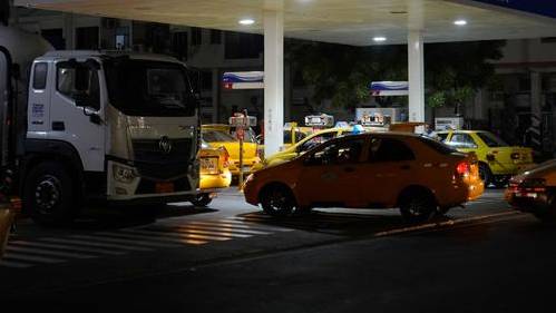 Gasolinera de Petroecuador en Guayaquil.