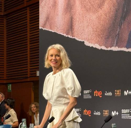 Naomi Watts en el Festival Internacional de Cine de San Sebastián.