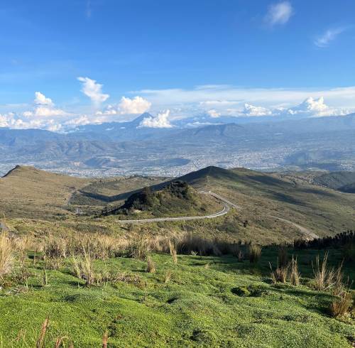 Fotografía del páramo de Quisapincha, en Tungurahua