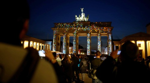 Berlín se ilumina durante el Festival de Luces