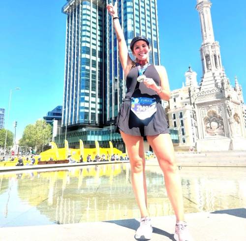 Mónica Martinich fue atropellada por una camioneta mientras entrenaba para una maratón.