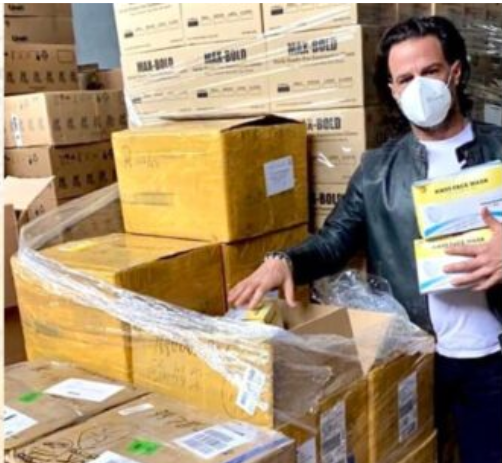 $!Captura del video que muestra un israelí que intermedió en la venta.