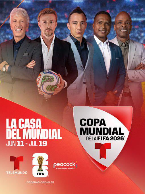 $!Presentación de los primeros comentaristas confirmados por Telemundo para el Mundial 2026.