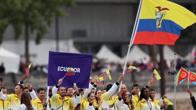 Así fue el paso de la delegación ecuatoriana en la inauguración de los Juegos Olímpicos 2024 Así fue el paso de la delegación ecuatoriana en la inauguración de los Juegos Olímpicos 2024