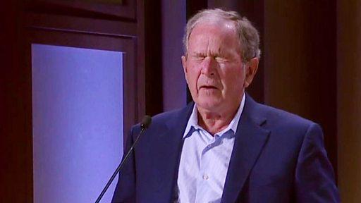 Lapsus de George W. Bush sobre invasión injustificada: Quiero decir... Ucrania
