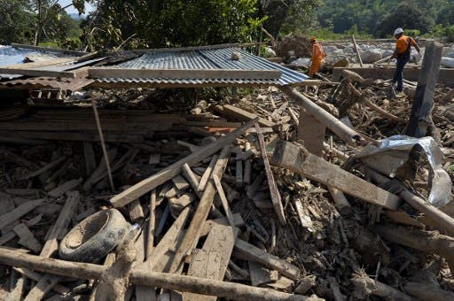 Tres ecuatorianos, hallados en la zona del desastre de Mocoa