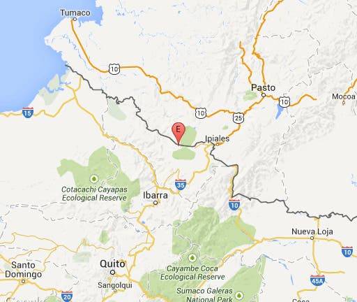 Sismo de 5,6° sacude frontera de Ecuador y Colombia
