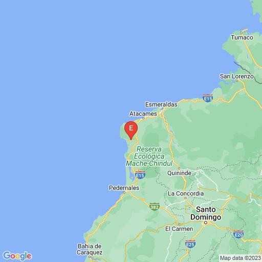 $!Sismo de magnitud 5.5 en Muisne, provincia de Esmeraldas, deja daños materiales